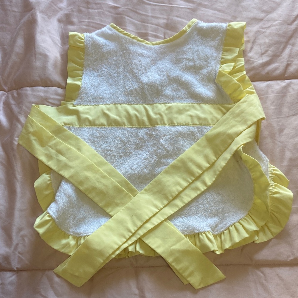The Beaufort Bonnet Company Sunny Yellow and White Swim Coverup